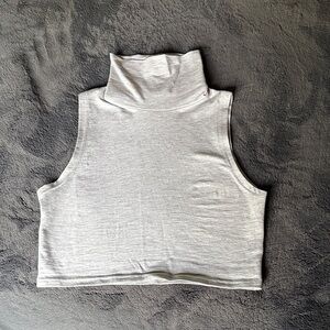PrettyLittleThing Light Gray Sleeveless Tank